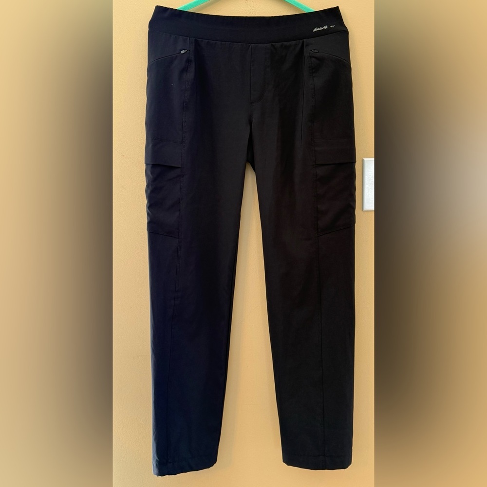 Eddie Bauer Black Women’s Cargo Pants - Slim Utility Fit